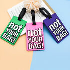 PVC Luggage Tag Letters Baggage Tag Suitcase Handbag Holiday Travel Accessories