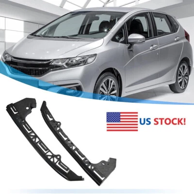 Juego de 2 soportes de parachoques delanteros para Honda Fit 2009 2010 2011 2012 2013 2014 Foto 1 de 4