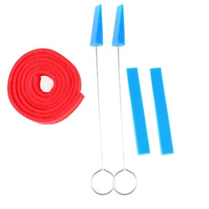 Kit strumenti tuning pianoforte lana feltro striscia temperamento gomma triangolare muto DDD