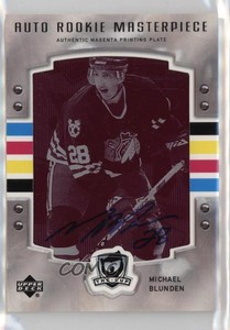 2006 Ultimate Collection Rookies 1/1 Michael Blunden #M-106 Rookie Auto RC 7ez