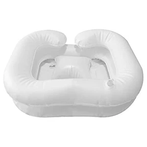 Inflatable Hair Washing Basin Portable Bedside Shower for Elderly Handicapped - Picture 1 of 9