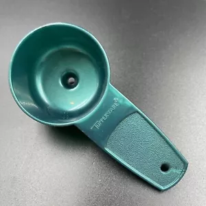 Tupperware Mini Funnel Gadget Metallic Dark Jade Green Fill Salt and Pepper New