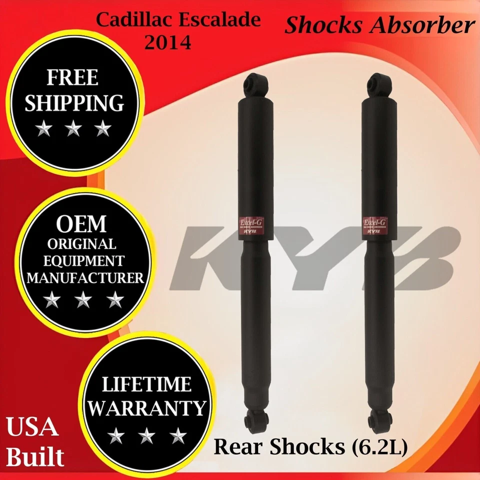 Amortiguadores traseros originales KYB para Cadillac Escalade 2014 6,2 L garantía de por vida Foto 1 de 4
