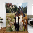 Personalize Blanket Cow Family Farm Lover We Built A Life We Love Custom Blanket