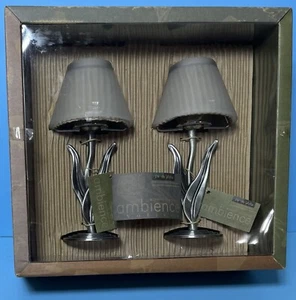 Lifestyle Collection~Ambience Votives"Lampes D'Ambiance" Tulip Design- w/Candles - Picture 1 of 10