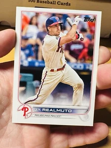 J.T. Realmuto Philadelphia Phillies 2022 Topps Series 1 Baseball Card #180 - Bild 1 von 2