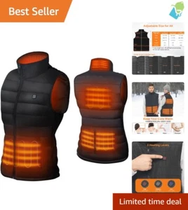 Lightweight Heated Vest for Winter: 3 Heat Levels, X-Large Adjustable Size - Picture 1 of 10