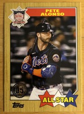 2022 Topps Series 2 Pete Alonso All-Star #87AS-29 Mets High Grade NM O/C
