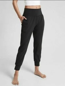 Nuevo con etiquetas Pantalones Atleta Negro Saludo Corredor Powervita Yoga Fitness Talla. Mediano - Imagen 1 de 3