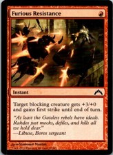 Furious Resistance Magic The Gathering Gatecrash Card Light Play X1