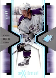 2006-07 SPx SPxcitement Spectrum #X47 Alexander Frolov /99 - NM-MT