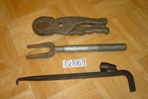 CORNWELL TOOLS 3 PIECE SEAL PULLER, BALL JOINT PICKLE FORK, HOSE CUTTERS - Picture 1 of 10