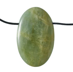 Aquamarin / Beryll Edelstein-Anhänger gebohrt / Aquamarine F987 - Bild 1 von 1