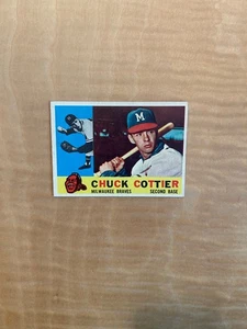 1960 TOPPS BASEBALL #417 CHUCK COTTIER!! $1 SHIPPING!! - Picture 1 of 2
