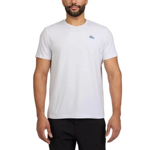 Camiseta activa elástica en 4 vías Quiksilver para hombre, blanca, grande - Imagen 1 de 4