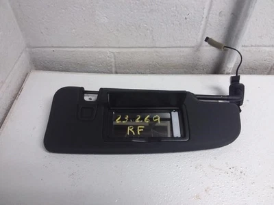 Alfa-Romeo Giulia 2019 lado del pasajero negro vinilo parasol con espejo retrovisor iluminado OEM Foto 1 de 4