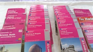 Job Lot Of Assorted Vintage Ordnance Survey Maps of Great Britain - Picture 1 of 3
