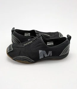 Merrell Barrado Damen-Sportschuhe schwarz Mesh Reißverschluss Slipper J162257C Größe 8 - Bild 1 von 7