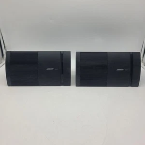 Set of 2 Bose Model 100 Bookshelf Speakers Black Tested - Bild 1 von 7