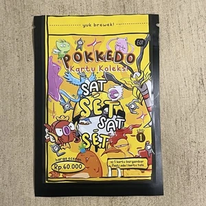 Pokkedo Set 1 Pack **Sealed** Fan Made Fan Art Indonesia Rare V1 - Picture 1 of 2