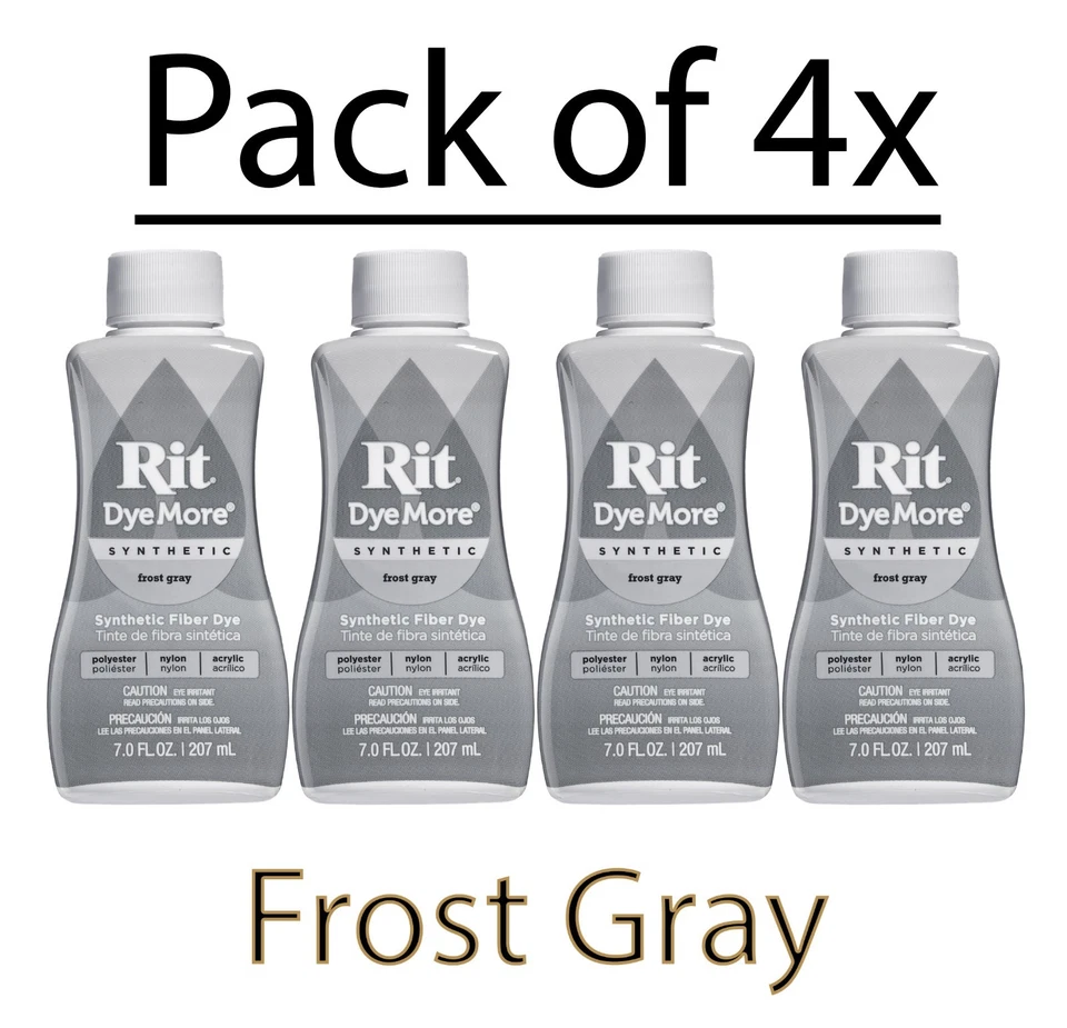 (Paquete de 4) Tinte Rit More sintético gris escarcha - 7 oz Foto 1 de 4