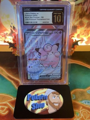 Pokémon Lillie’s Premium Tournament Collection Lillie’s Clefairy SVP195 - CGC 10 - Image 1 of 3