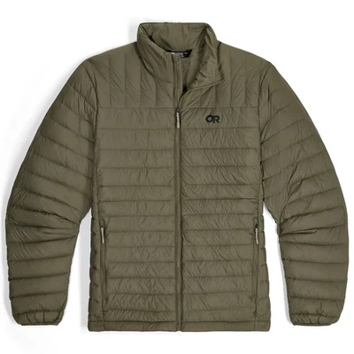 Chaqueta de invierno para hombre Outdoor Research Transcendent Down, verde Ranger, grande Foto 1 de 4