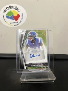 2022 Sage High Series Autographs   Deane Leonard  Rookie Auto Card - Picture 1 of 3