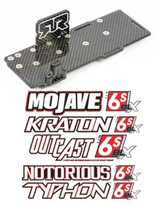 CARBON FIBER BATTERY TRAY AR320351 FOR ARRMA 1/7 MOJAVE 1/8 KRATON NOTORIOUS 6S - Picture 1 of 3