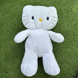Build A Bear White Hello Kitty Plush 18” No Bow Sanrio Stuffed Animal - Picture 1 of 8