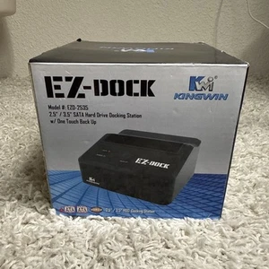 Kingwin EZ-Dock 2 2.5-Inch/3.5-Inch SATA Hard Drive Dock - Picture 1 of 5