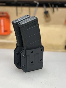 Double AR PMAG Kydex Holster With 2.25 Inch Duty Belt Tek-Lok - Picture 1 of 5