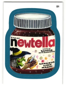 Nutella Magic Spread Parody Sticker 2013 Wacky Packages - Exact Card Shown Blue - Bild 1 von 2