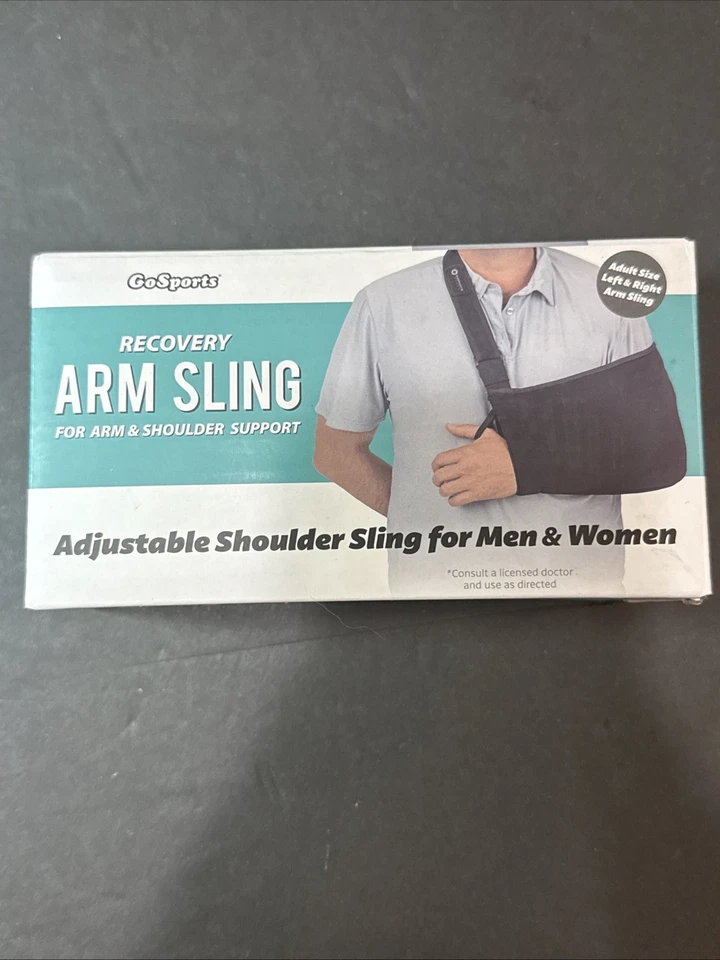 Adjustable Ergonomic Arm Sling Lightweight Breathable Comfort Strap Recovery New - Image 1 of 1