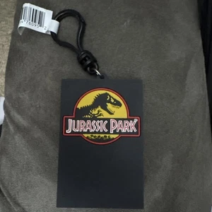 Universal Retro Movie Figural Bag Clip Keychain - Jurassic Park Movie Poster - Picture 1 of 2