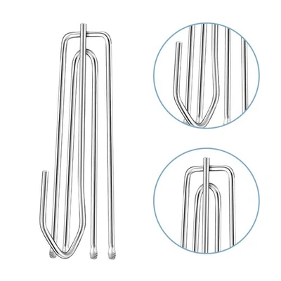  30 Pcs Ganci Metallici Per Tende Gancetti Tendine Tieback Drappeggi - Immagine 1 di 4