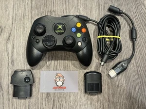 Controlador original Microsoft Xbox, unidad de memoria X08-25319 y comunicador OEM - Imagen 1 de 8