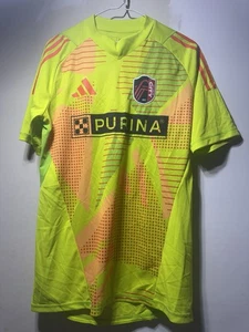 Stl City Soccer goalkeeper Jersey Size Men’s Large slim fit - Picture 1 of 3