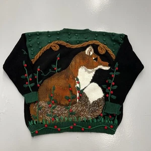 Suéteres de Colección Just Better Lisa Coufal Cárdigan Suéter Tejido Zorro Suéter Talla 2 - Imagen 1 de 13