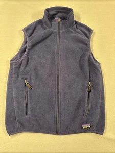 Patagonia Vest Jacket Men M Blue Synchilla Fleece Hiking Outdoors Camping Casual - Picture 1 of 7