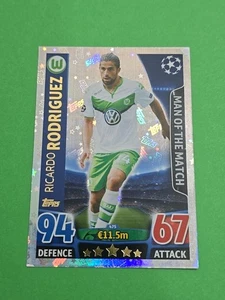 CARD TOPPS CHAMPIONS LEAGUE 2015/16 WOLFSBURG N°475 RODRIGUEZ CARTA 2016 ITA ⚽️ - Picture 1 of 2