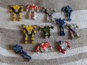 Transformers Prime Kinder Egg Toys Figures x8 Lot Bundle + Parts - Picture 1 of 4