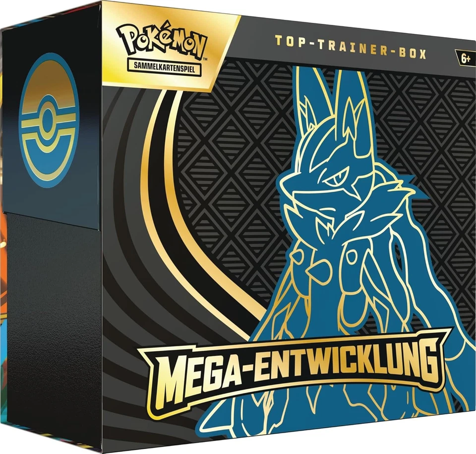 Pokémon Mega-Entwicklung / Mega Lucario / Top-Trainer Box / DE / NEU /