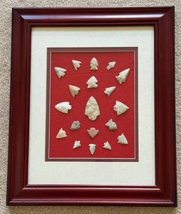 (19) Cabezas de flecha/puntos de colección encontrados en los años 40, 50, 60 en el Medio Oeste - Imagen 1 de 2