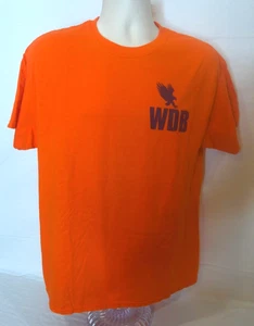 WDB Large Orange T-Shirt Auburn Basketball War Damn Eagle T-Shirt Neu ohne Etikett - Bild 1 von 6
