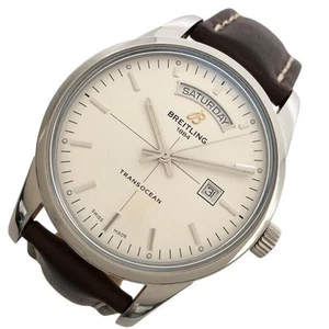 BREITLING Transocean Day-Date A45310 #Ok1190 - Picture 1 of 7