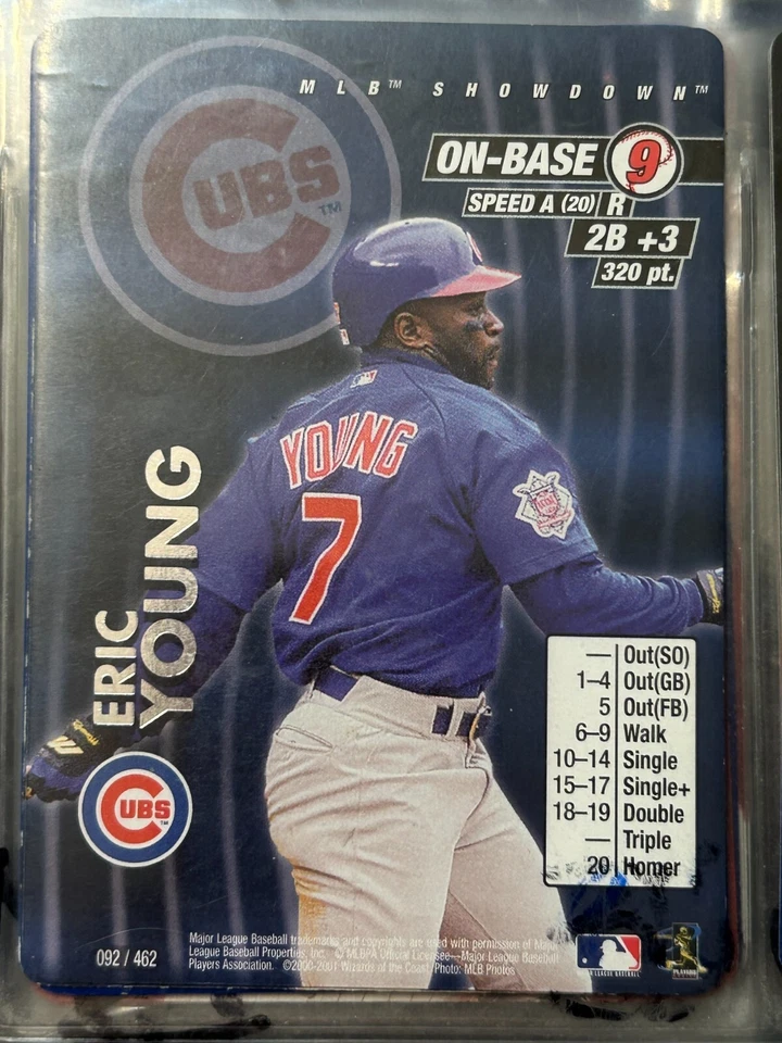 2001 MLB Showdown Base Set - Commons + Foils + 1st Editions + Misprint (#1-244) - Image 1 of 1