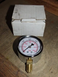 MANOMETRE GAZ Ø 60 MM MP1-63 0 - 6000 MMH2O/MBAR - Afbeelding 1 van 4