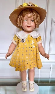 Vintage 1930s Ideal 25" Shirley Temple Composition Doll, Beautiful Condition! - Picture 1 of 19
