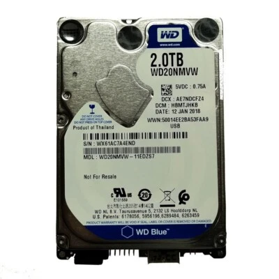 Western Digital 2TB WD20NMVW-11EDZS7 USB 3.0 Portable External HDD Hard Drive - Image 1 of 3